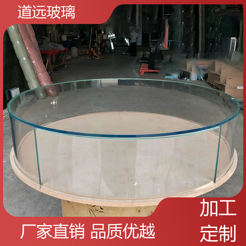 水波浪S弯 弧形玻璃隔断 经久耐用型 现代轻奢风 道远