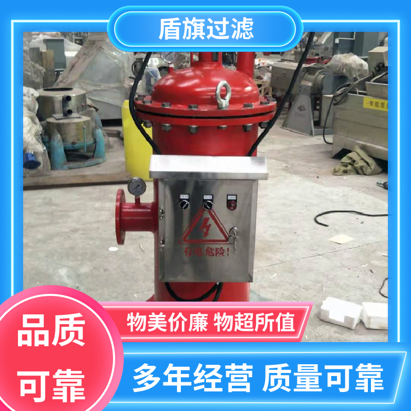 盾旗过滤 加工制作 自动自清洗过滤器订做 自动程度高 坚固耐用