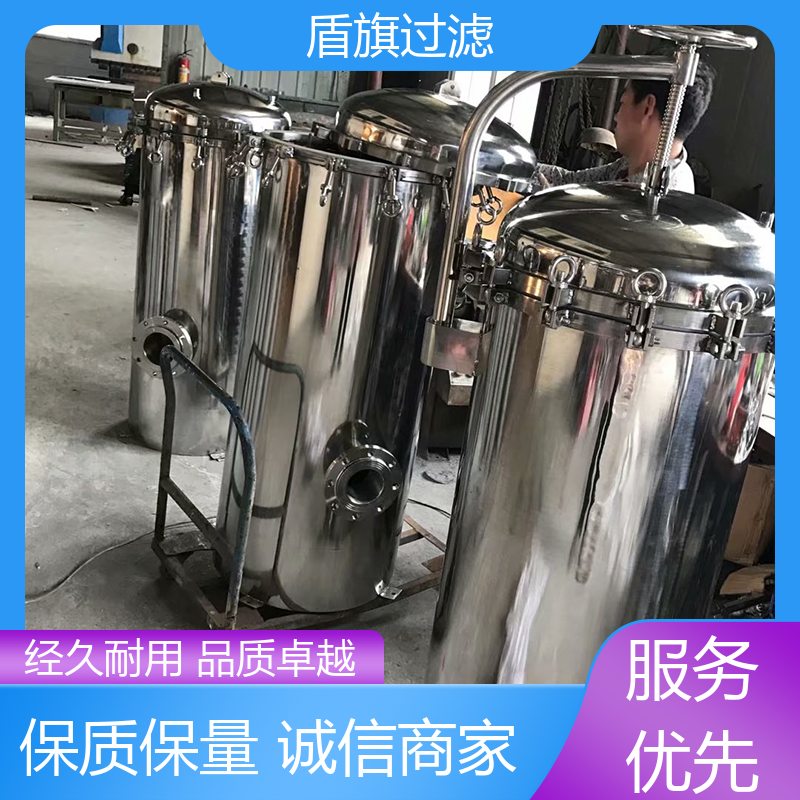 盾旗过滤 种类丰富 快开多袋式过滤器定制 外形美观 品质致胜