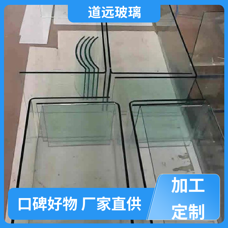 水波浪S弯 弧形玻璃隔断 高强度抗冲击 尺寸可定制 道远