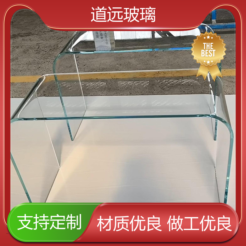 夹层夹胶 弧形玻璃隔断 坚固耐用防爆防砸 现代轻奢风 道远