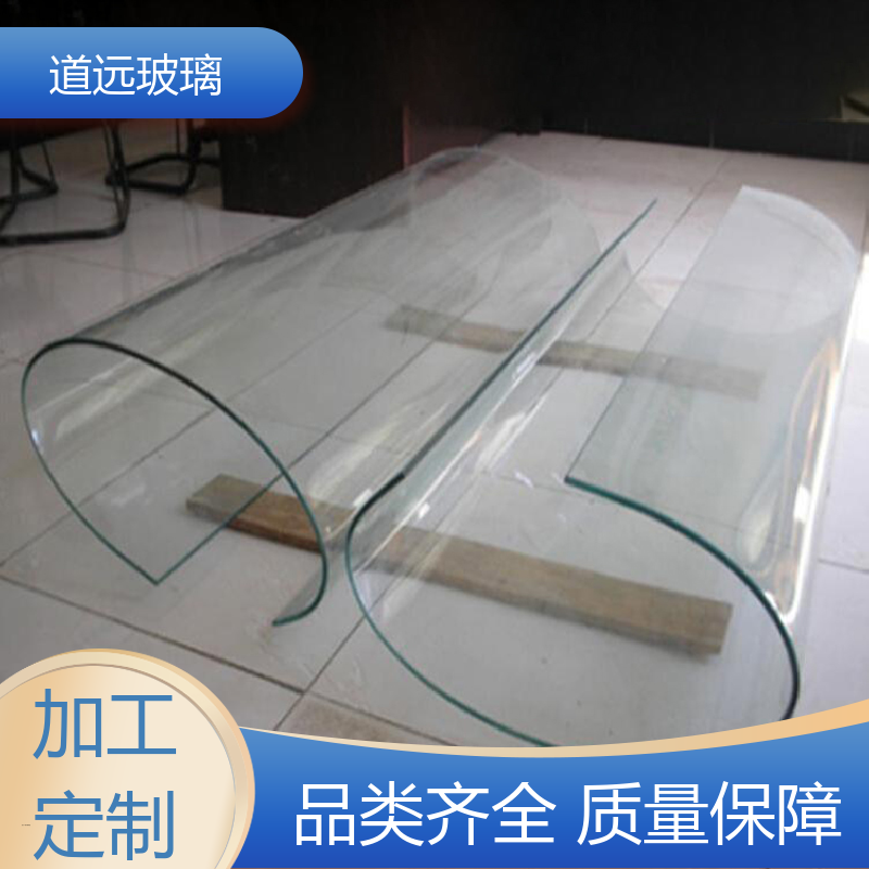 道远 超白普白异形 热弯夹娟玻璃 透光不透形 现代轻奢风
