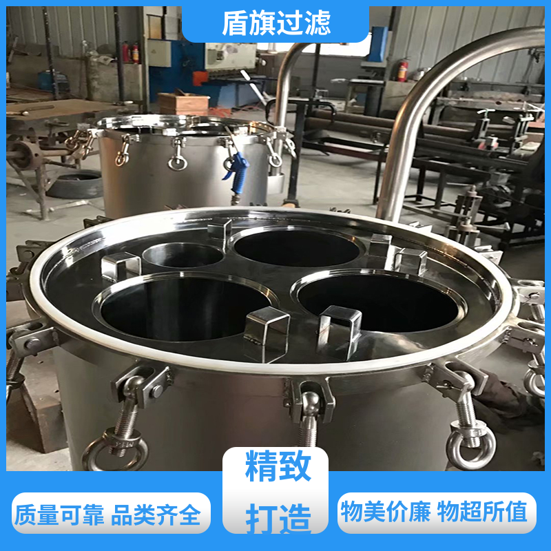 盾旗过滤 加工制作 双联袋式过滤器订做 安全环保 口碑好物
