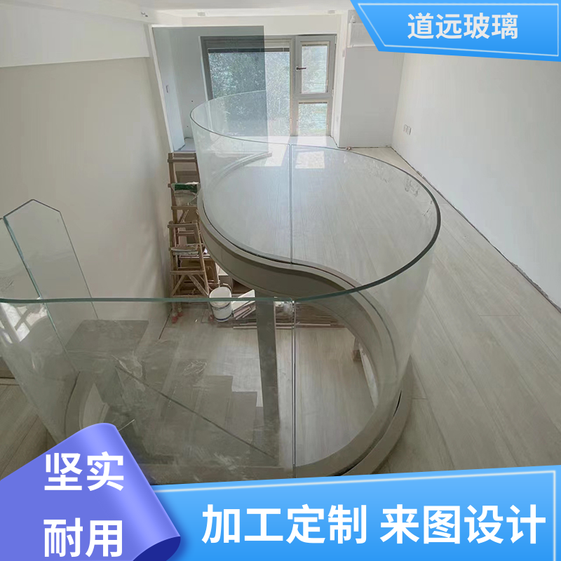 夹层夹胶 热熔玻璃 坚固耐用防爆防砸 尺寸可定制 道远