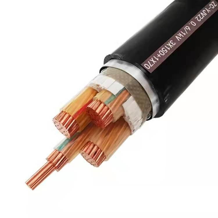 Jinlao brand single core ZCYJV cross-linked copper core power cable manufacturer directly supplies 70 square meters of low-voltage wires