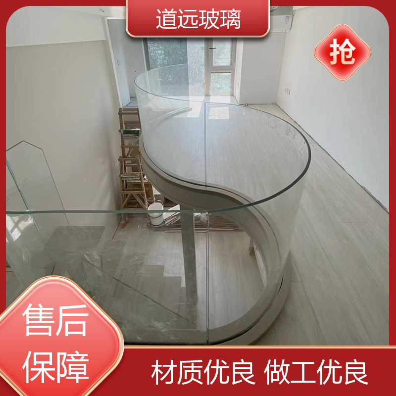 中空曲面 热熔玻璃 经久耐用型 可任意弧度弯曲 道远