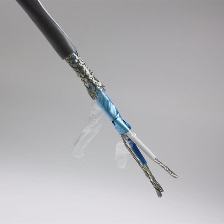 RS485-2*2*1.0通讯电缆 铝箔镀锡编织屏蔽信号电缆