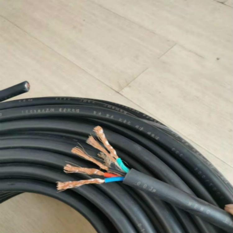 YZ电源线3×6+1×4-450/750V中型橡套软电缆3×2.5
