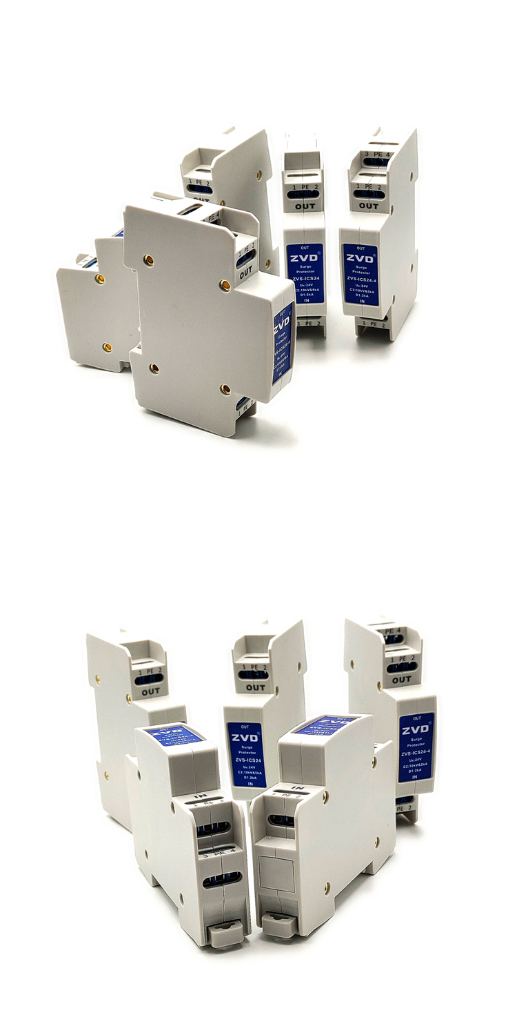 Signal lightning surge protector for control circuit clamping and crimping channel of sewage treatment plant