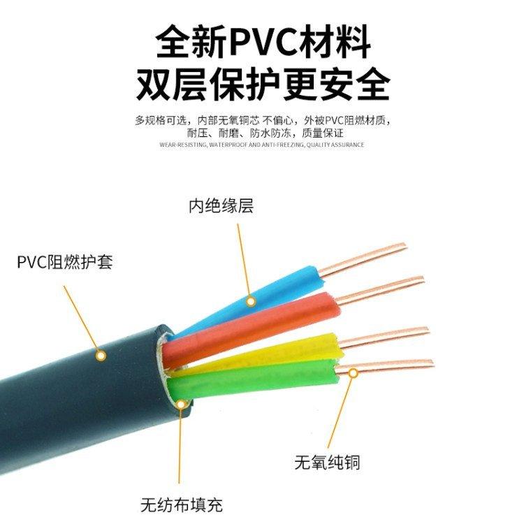 阻燃控制电缆WDZC-KVVRP3-32-4芯70.28 无氧铜