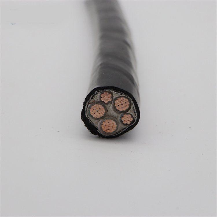 高压铜芯耐用钢带铠装地埋电力电缆 YJV22 3x50 6/10KV