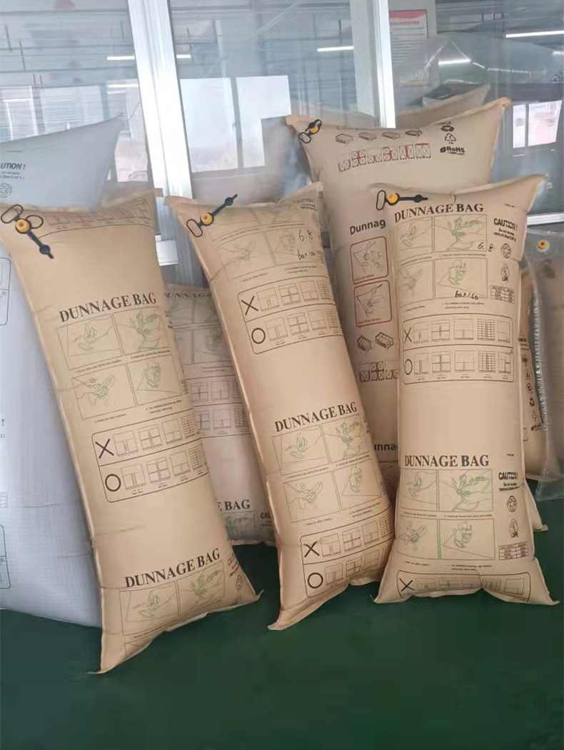 80 * 120 container inflatable bag, airbag, anti-collision air bag, kraft paper filled bag, container gap