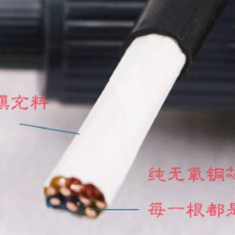 MHYVP-1*2*1.0mm2煤矿用监测电缆 MHYBV 300对数电话电缆