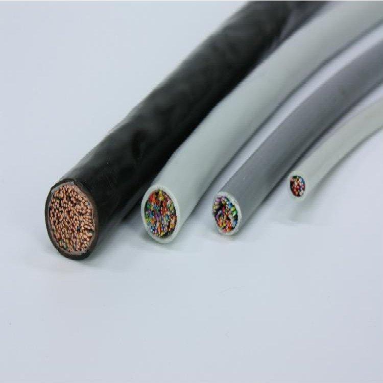 MHYBV-7-1 7-2 7-5 矿用拉力电缆带安航空插头电缆