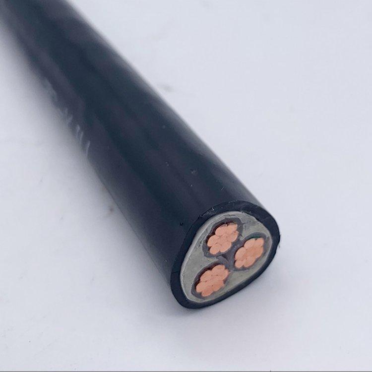 MYPTJ煤矿用高压电缆 3X70+3X25/3+3X2.5金属屏蔽橡套软电缆