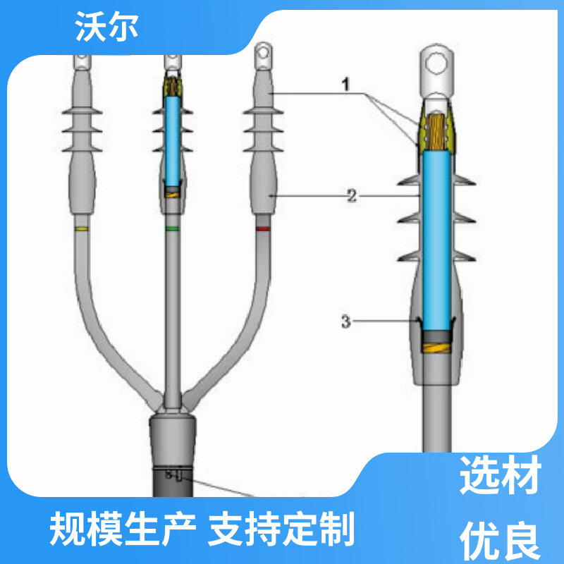woer 全国发货 欧式可分离电缆附件 T型接头 使用寿命长