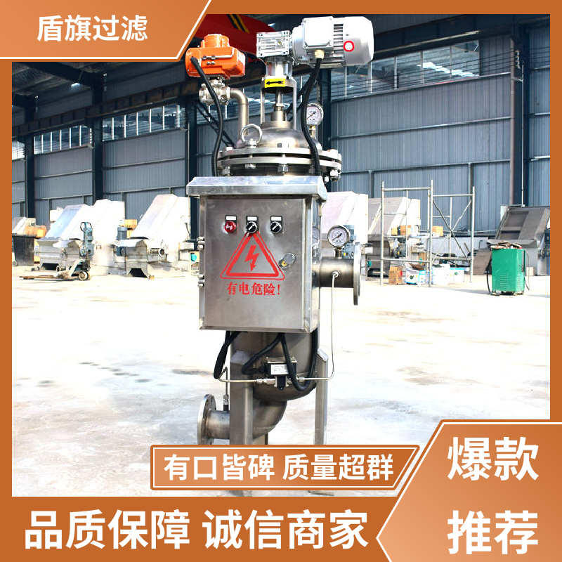 盾旗过滤 种类丰富 自清洗过滤器设备订做 便捷安全 厂家直供