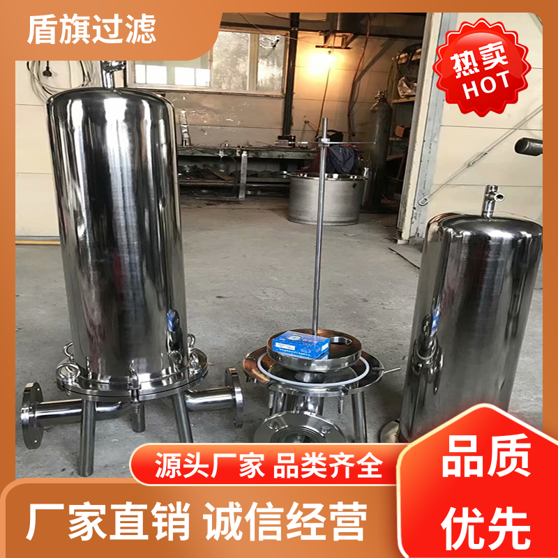库存充足 双联袋式过滤器订做 耐高压腐蚀 品质致胜 盾旗过滤