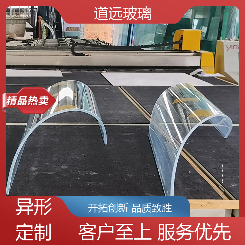 旋转楼梯 热弯钢化玻璃 坚固耐用防爆防砸 尺寸可定制 道远