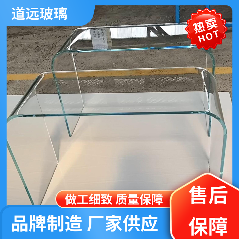 道远 夹层夹胶 弧形玻璃隔断 经久耐用型 尺寸可定制