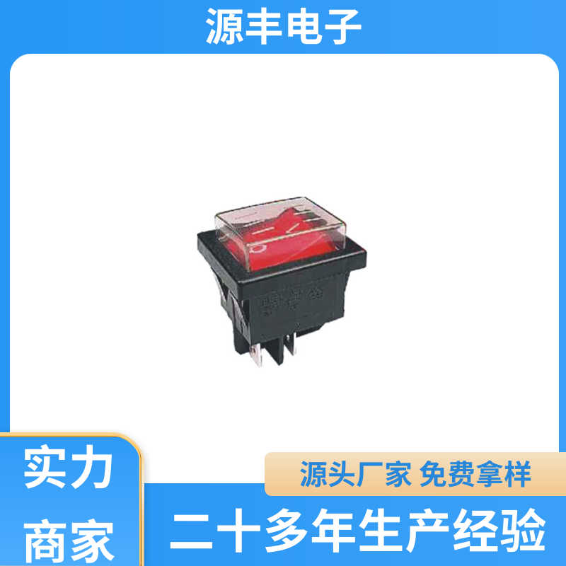 源丰电子 汽车行业 翘板开关 大功率 支持定制定做