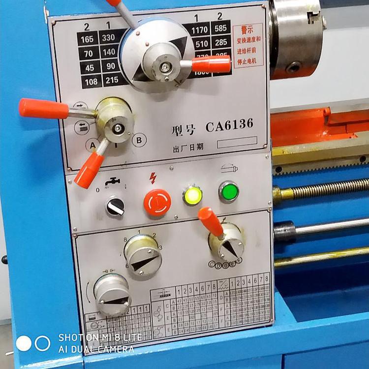 CA6130 desktop instrument lathe, ordinary household metal cutting machine tool can be equipped with digital display