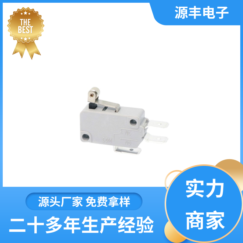 源丰电子 按摩设备等 超小型微动开关 寿命长 多型号满足您的需求