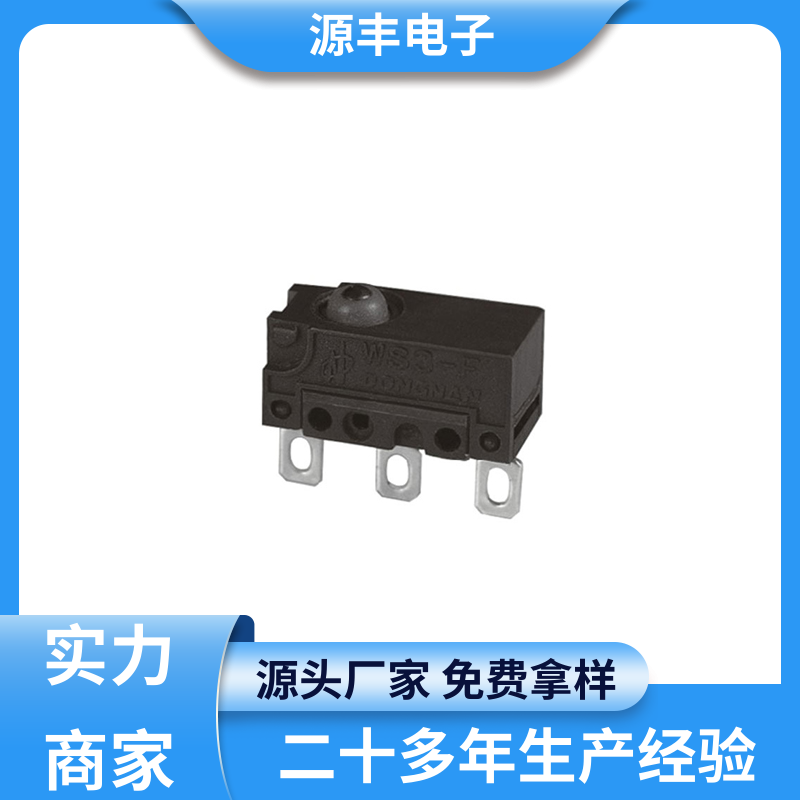 源丰电子 汽车电子 超小型防水微动开关 支持定制定做