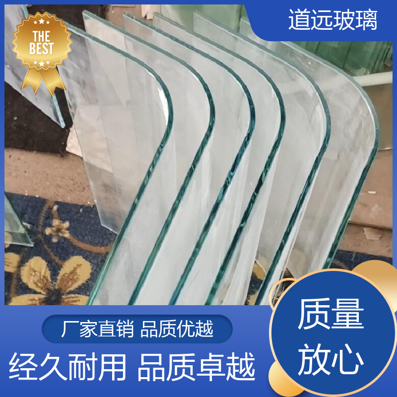 旋转楼梯 热弯钢化玻璃 透光不透形 可按需定制 道远