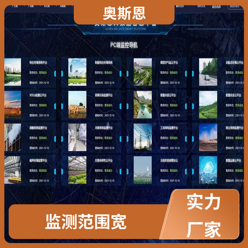 奥斯恩 多场合应用 声环境自动监测联网平台 在线监控 自主研发