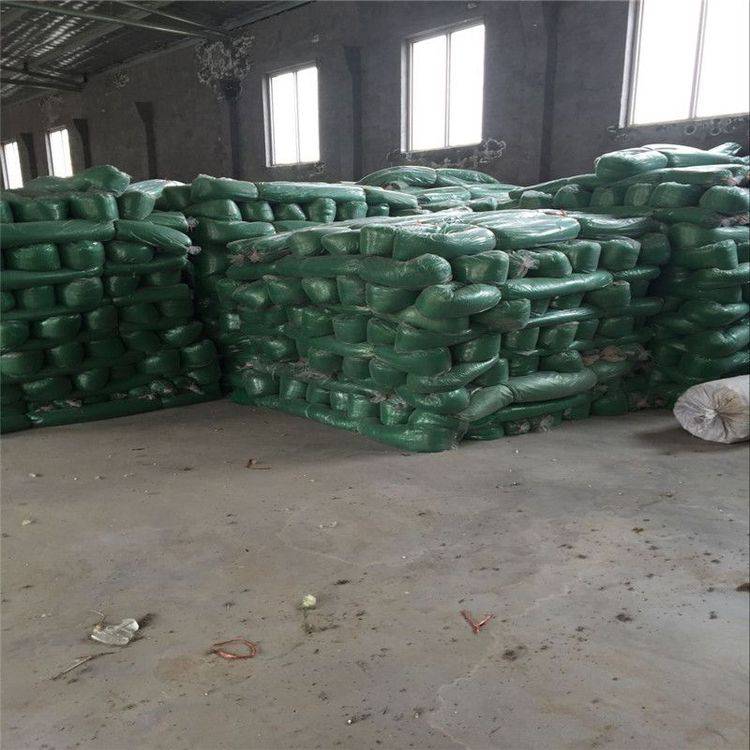 Sand field coverage, dust prevention net, green garbage pile coverage net, two needle road cover soil net