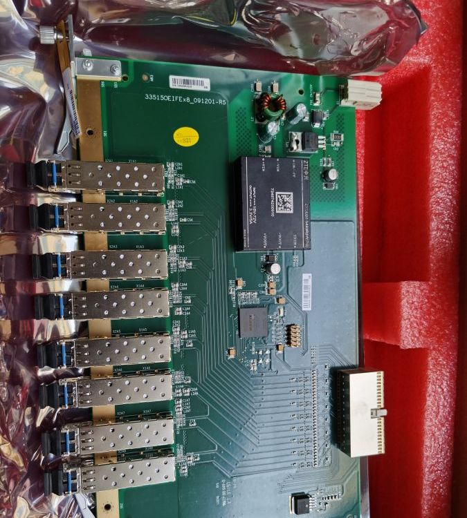 中兴seeu板千兆光口 oeifeX8 八路光接口板 zxmp s385光端机