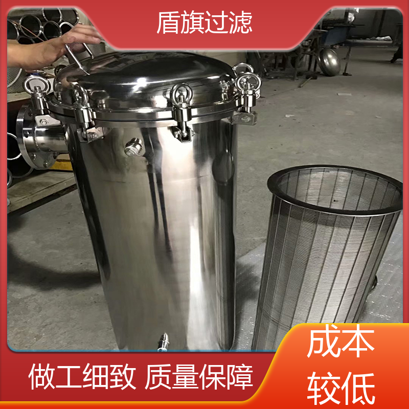 选材优质 并联袋式过滤器定制 安全环保 坚固耐用 盾旗过滤