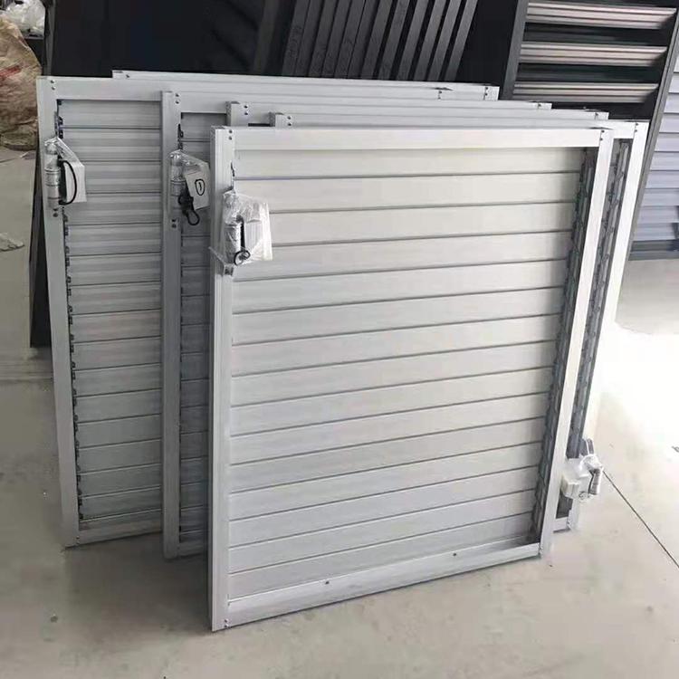 Electric louver intelligent adjustable zinc steel louver ventilation and heat dissipation can be customized according to needs