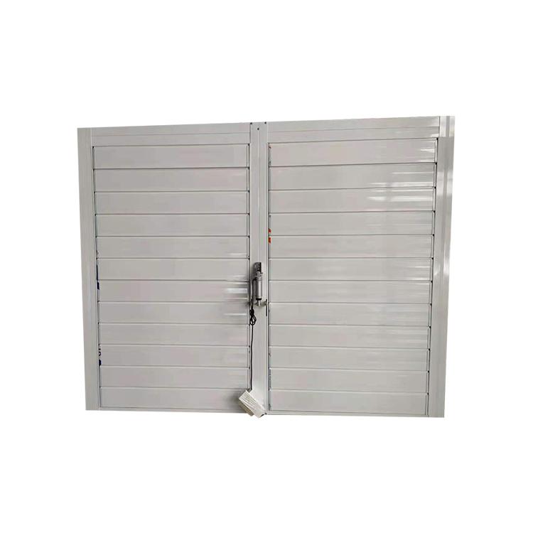 Electric louver intelligent adjustable zinc steel louver ventilation and heat dissipation can be customized according to needs