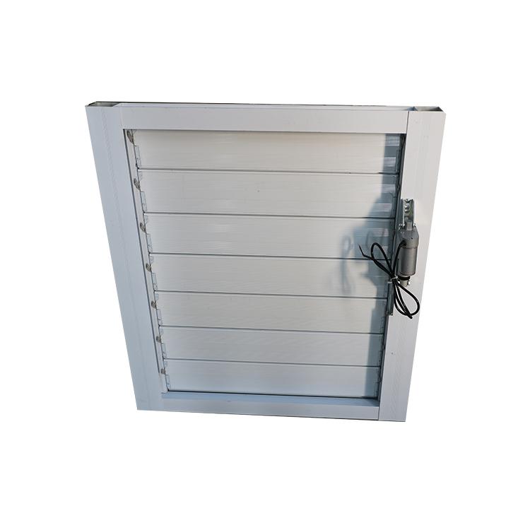 Electric louver intelligent adjustable zinc steel louver ventilation and heat dissipation can be customized according to needs