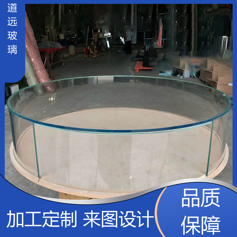 艺术内雕 热弯玻璃 透光不透形 尺寸可定制 道远