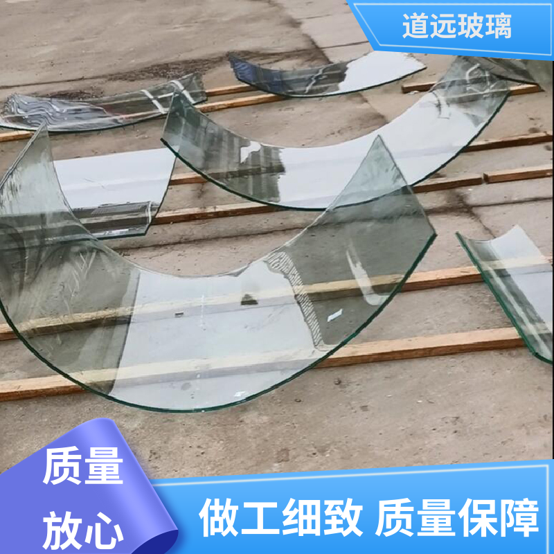 淋浴房异形 弧形玻璃 高强度抗冲击 可任意弧度弯曲 道远