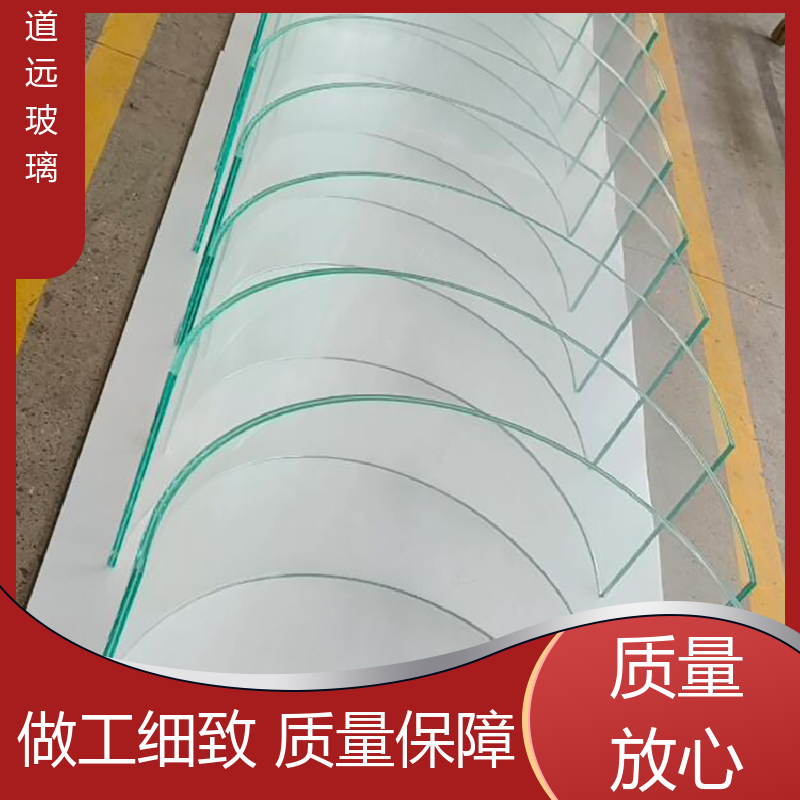 旋转楼梯 弧形玻璃隔断 坚固耐用防爆防砸 现代轻奢风 道远