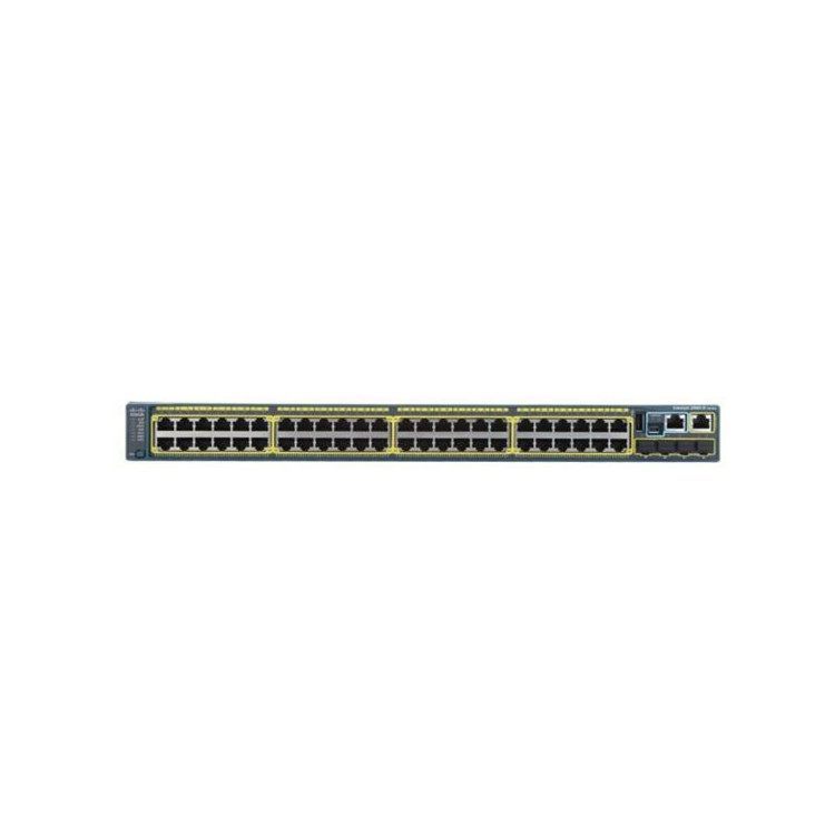 CISCO思科 WS-C2960X-48TS-LL 48口千兆交换机 全新原装