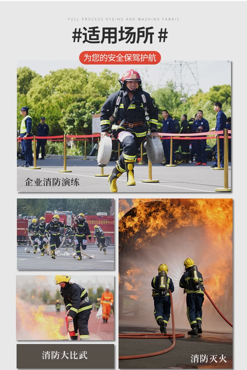 Fire Fighting Suit Set 02 Fire Fighting Flame retardant Suit Fire Fighting Suit Mini Fire Station