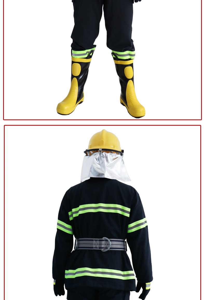 Fire Fighting Suit Set 02 Fire Fighting Flame retardant Suit Fire Fighting Suit Mini Fire Station