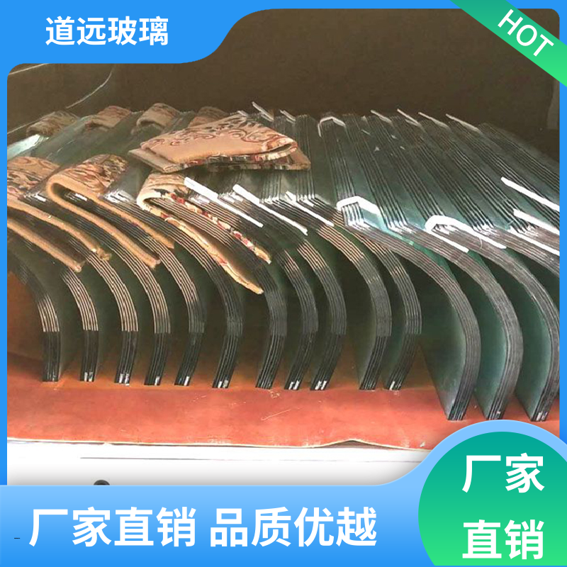 道远 水波浪S弯 弧形玻璃隔断 安全性能高 现代轻奢风