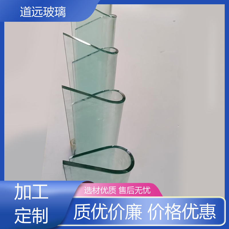旋转楼梯 热弯钢化玻璃 高强度抗冲击 现代轻奢风 道远