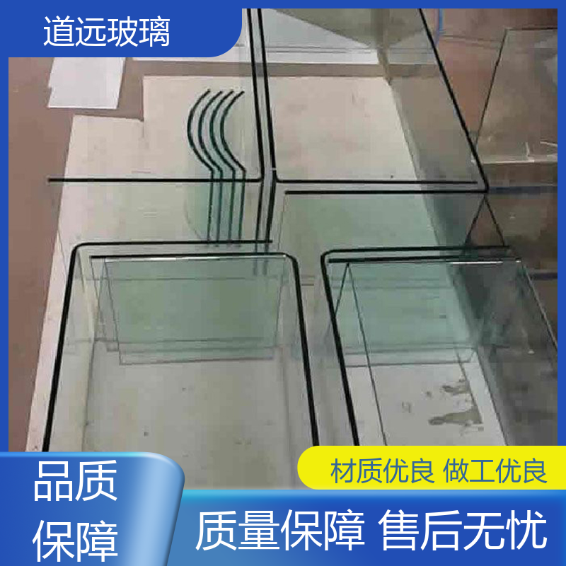 超大中空 热弯玻璃加工 透光不透形 可任意弧度弯曲 道远