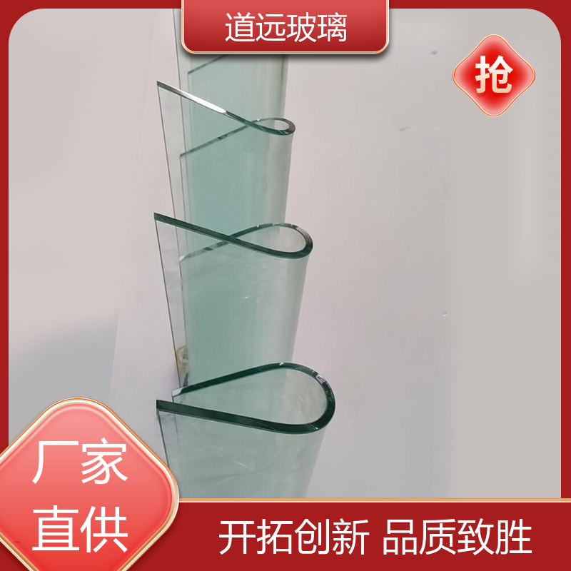 酒店商超 热弯玻璃 隔音隔热防滑 可任意弧度弯曲 道远