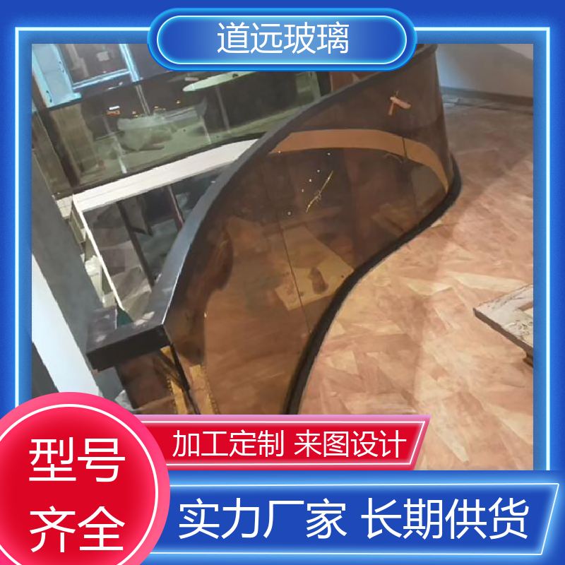 酒店商超 弧形玻璃隔断 安全性能高 可按需定制 道远