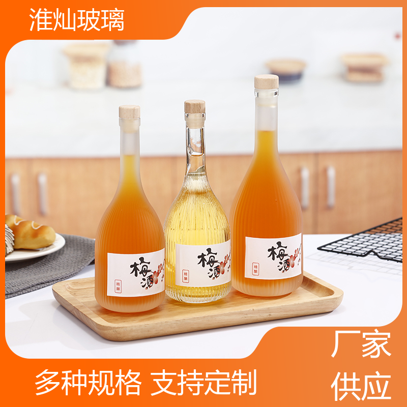 Huaican Glass Products Sealed Preservation Fruit Wine Bottle with Printable Logo Quality Assurance