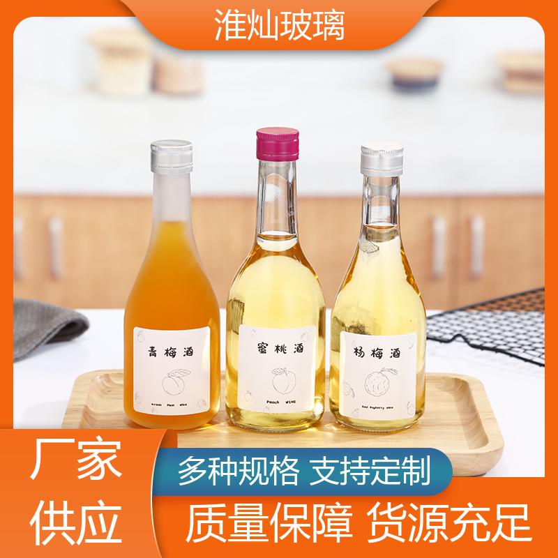 Huaican Glass Products Vodka Bottle, 1-kilogram Fruit Wine Bottle Size Standard Supports Customization