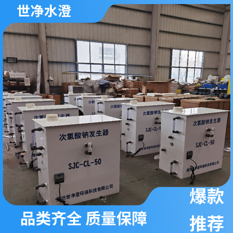世净澄环保 集装箱式 医院污水杀菌消毒设备 考察现场 做工优良